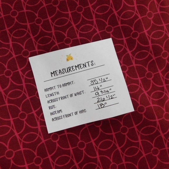 BETABRAND Pencil Dress Pants Skinny-Leg Red Geometric Floral Pockets Small - Picture 11 of 11